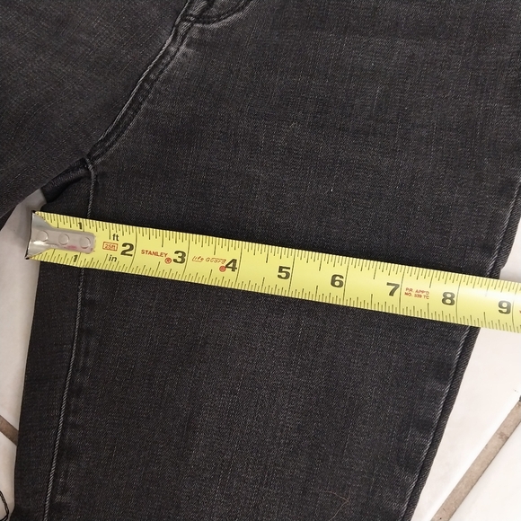 Pacsun Womens High Rise Ankle Jeggings Black Distressed Stretch Denim Jeans 25 - Picture 8 of 12